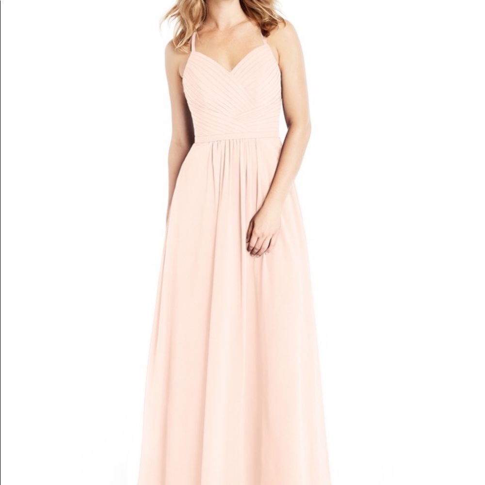 Azazie Pearl Pink Bridesmaid dress